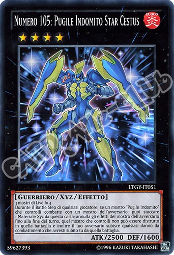 LTGY-IT051 Numero 105: Pugile Indomito Star Cestus super rara Unlimited (IT) -NEAR MINT-