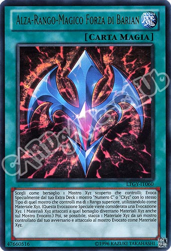 LTGY-IT060 Alza-Rango-Magico Forza di Barian ultra rara Unlimited (IT) -NEAR MINT-