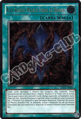 LTGY-IT060 Alza-Rango-Magico Forza di Barian rara ultimate Unlimited (IT) -GOOD-