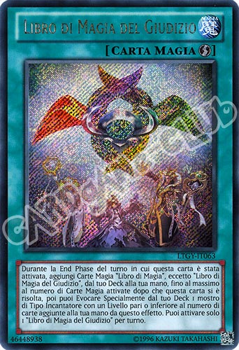 LTGY-IT063 Libro di Magia del Giudizio rara segreta Unlimited (IT) -NEAR MINT-