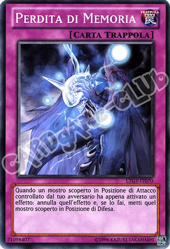 LTGY-IT070 Perdita di Memoria comune Unlimited (IT) -NEAR MINT-