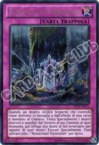 LTGY-IT071 Resuscitato Torrenziale rara segreta Unlimited (IT) -NEAR MINT-