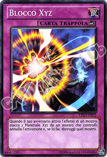 LTGY-IT072 Blocco Xyz comune Unlimited (IT) -NEAR MINT-