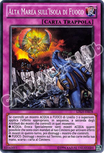 LTGY-IT078 Alta Marea sull'Isola di Fuoco comune Unlimited (IT) -NEAR MINT-