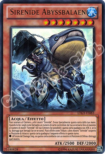 LTGY-IT083 Sirenide Abyssbalaen ultra rara Unlimited (IT) -NEAR MINT-