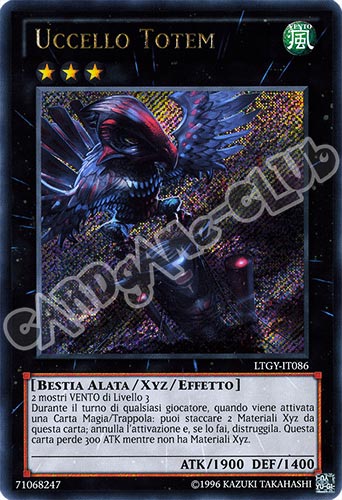 LTGY-IT086 Uccello Totem rara segreta Unlimited (IT)  -GOOD-