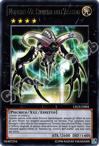 LTGY-IT092 Numero 69: Cimiero dell'Araldo rara Unlimited (IT) -NEAR MINT-