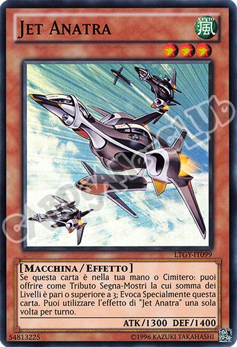 LTGY-IT099 Jet Anatra super rara Unlimited (IT) -NEAR MINT-