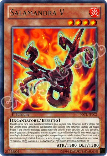 JOTL-IT002 Salamandra V rara 1a Edizione (IT)  -PLAYED-