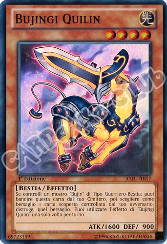 JOTL-IT017 Bujingi Quilin super rara 1a Edizione (IT) -NEAR MINT-