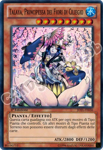 JOTL-IT036 Talaya, Principessa dei Fiori di Ciliegio super rara 1a Edizione (IT)  -GOOD-