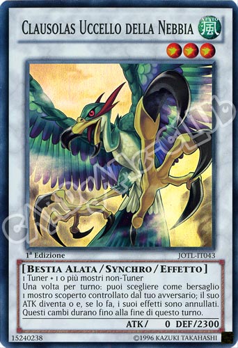 JOTL-IT043 Clausolas Uccello della Nebbia super rara 1a Edizione (IT) -NEAR MINT-
