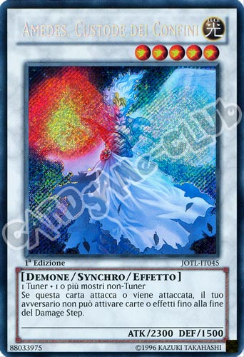 JOTL-IT045 Amedes, Custode dei Confini rara segreta 1a Edizione (IT) -NEAR MINT-