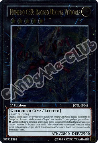 JOTL-IT048 Numero C39: Raggio Utopia Vittoria rara ultimate 1a Edizione (IT) -NEAR MINT-