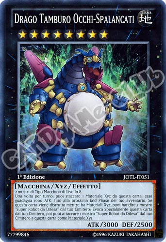 JOTL-IT051 Drago Tamburo Occhi-Spalancati comune 1a Edizione (IT) -NEAR MINT-