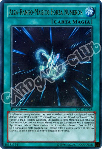 JOTL-IT059 Alza-Rango-Magico Forza Numeron ultra rara 1a Edizione (IT) -NEAR MINT-