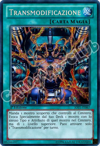 JOTL-IT067 Transmodificazione rara segreta 1a Edizione (IT) -NEAR MINT-