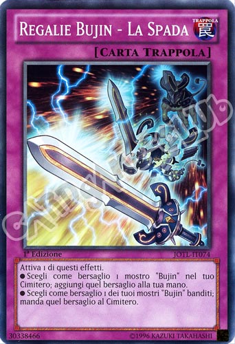 JOTL-IT074 Regalie Bujin-La Spada comune 1a Edizione (IT) -NEAR MINT-