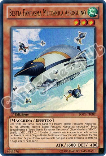JOTL-IT082 Bestia Fantasma Meccanica Aeroguino ultra rara 1a Edizione (IT) -NEAR MINT-