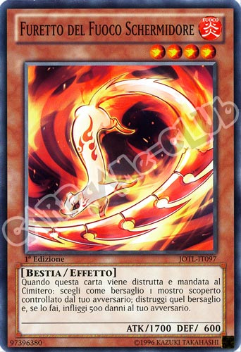 JOTL-IT097 Furetto del Fuoco Schermidore comune 1a Edizione (IT) -NEAR MINT-