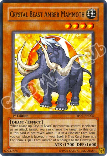 DP07-EN005 Crystal Beast Amber Mammoth comune 1a Edizione (EN) -NEAR MINT-