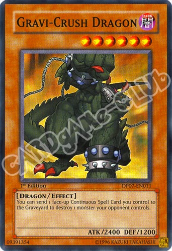 DP07-EN011 Gravi-Crush Dragon comune 1a Edizione (EN) -NEAR MINT-