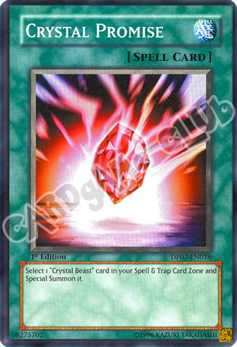 DP07-EN016 Crystal Promise comune 1a Edizione (EN) -NEAR MINT-