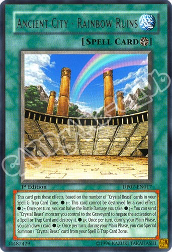 DP07-EN017 Ancient City - Rainbow Ruins rara 1a Edizione (EN) -NEAR MINT-