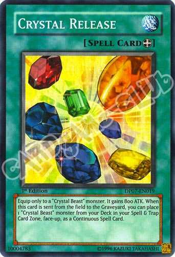 DP07-EN019 Crystal Release super rara 1a Edizione (EN) -NEAR MINT-