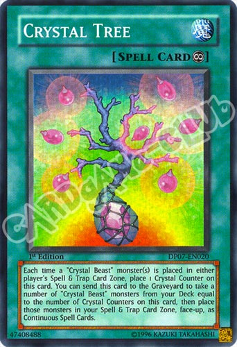 DP07-EN020 Crystal Tree super rara 1a Edizione (EN) -NEAR MINT-