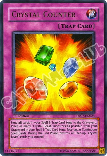 DP07-EN024 Crystal Counter ultra rara 1a Edizione (EN) -NEAR MINT-