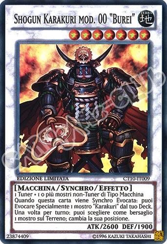 CT10-IT009 Shogun Karakuri mod. 00 "Burei" super rara Edizione Limitata (IT) -NEAR MINT-