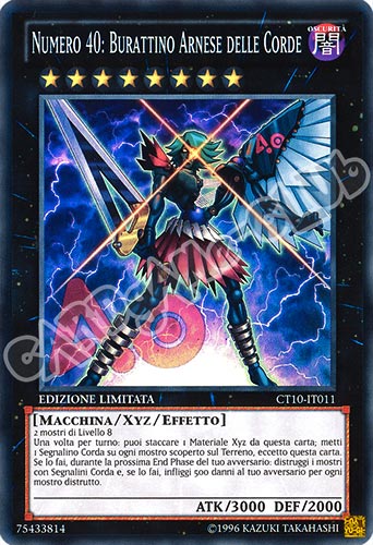 CT10-IT011 Numero 40: Burattino Arnese delle Corde super rara Edizione Limitata (IT)  -GOOD-