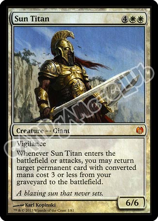 01 / 81 Sun Titan rara mitica foil (EN) -NEAR MINT-