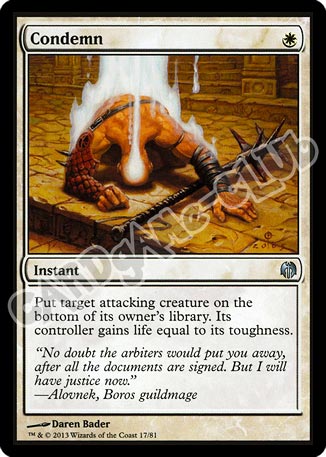 17 / 81 Condemn non comune (EN) -NEAR MINT-