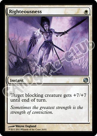20 / 81 Righteousness non comune (EN) -NEAR MINT-