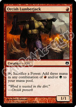 44 / 81 Orcish Lumberjack comune (EN) -NEAR MINT-