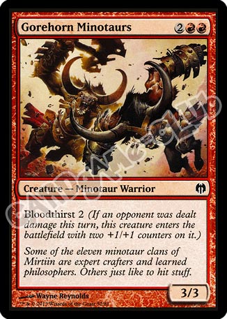 52 / 81 Gorehorn Minotaurs comune (EN) -NEAR MINT-