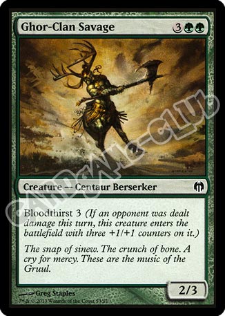 53 / 81 Ghor-Clan Savage comune (EN) -NEAR MINT-