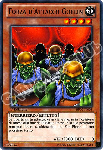 BP02-IT008 Forza d'Attacco Goblin comune 1a Edizione (IT) -NEAR MINT-