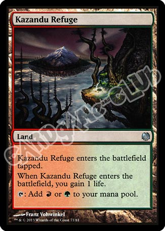 71 / 81 Kazandu Refuge non comune (EN) -NEAR MINT-