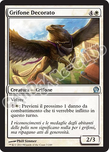 007 / 249 Grifone Decorato non comune (IT) -NEAR MINT-