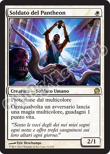 032 / 249 Soldato del Pantheon rara (IT) -NEAR MINT-