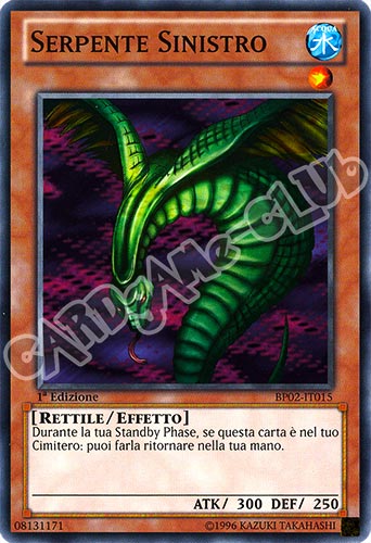 BP02-IT015 Serpente Sinistro comune 1a Edizione (IT)  -GOOD-