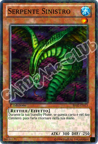 BP02-IT015 Serpente Sinistro comune mosaico 1a Edizione (IT) -NEAR MINT-