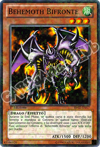 BP02-IT017 Behemoth Bifronte comune mosaico 1a Edizione (IT) -NEAR MINT-