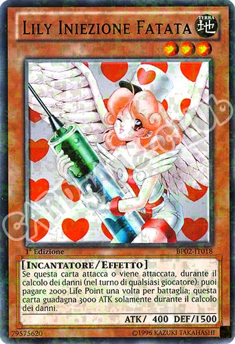 BP02-IT018 Lily Iniezione Fatata rara mosaico 1a Edizione (IT) -NEAR MINT-