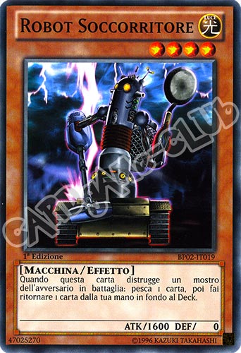 BP02-IT019 Robot Soccorritore comune 1a Edizione (IT)  -GOOD-