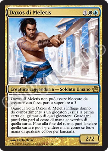 191 / 249 Daxos di Meletis rara (IT) -NEAR MINT-