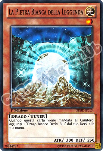 SDBE-IT013 La Pietra Bianca della Leggenda comune 1a Edizione (IT) -NEAR MINT-